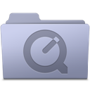 QuickTime Folder Lavender icon